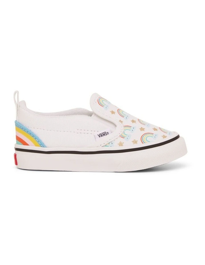 Slip On V Rainbow Infant Sneakers in Rainbow
