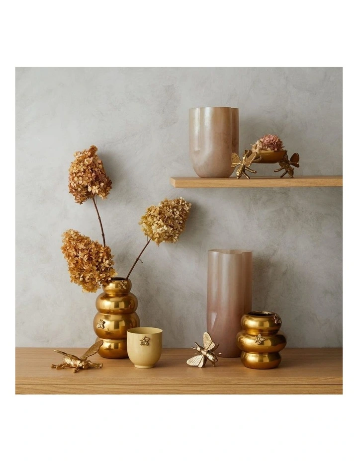 Bea Aluminum Trinket Bowl Jewellery Holder 23cm in Gold
