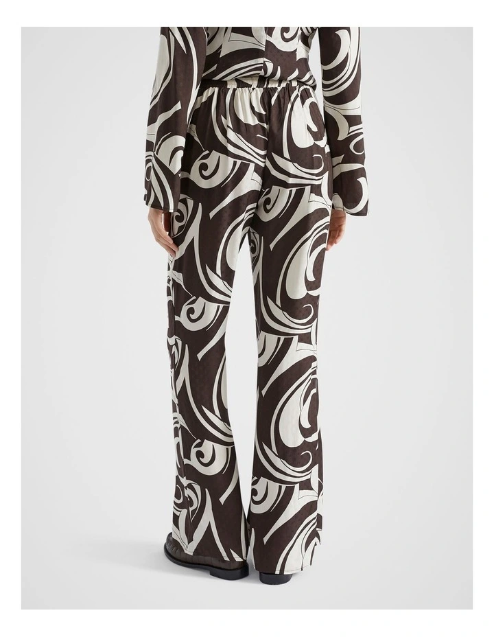 Jacquard Swirl Pant in Retro Swirl