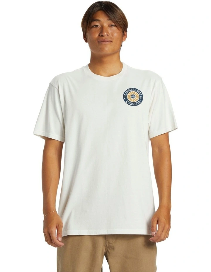 Bloom Cycle Short Sleeve T-Shirt in Gardenia
