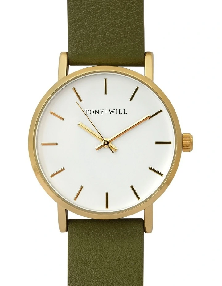 Small Classic Watch in Khaki