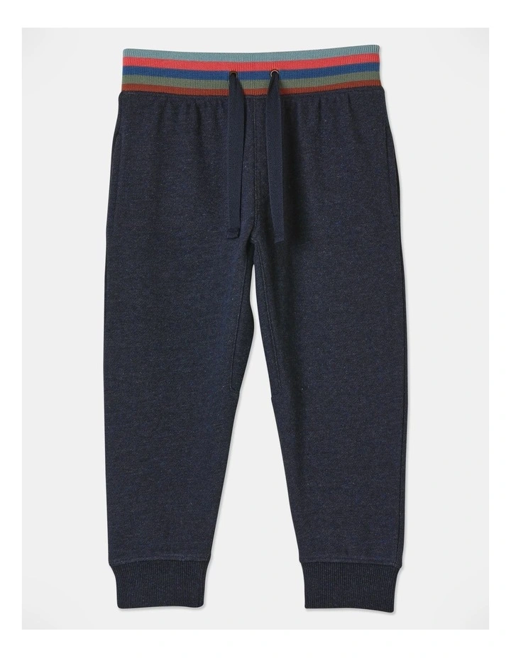 Otto Fleece Trackpants in Navy