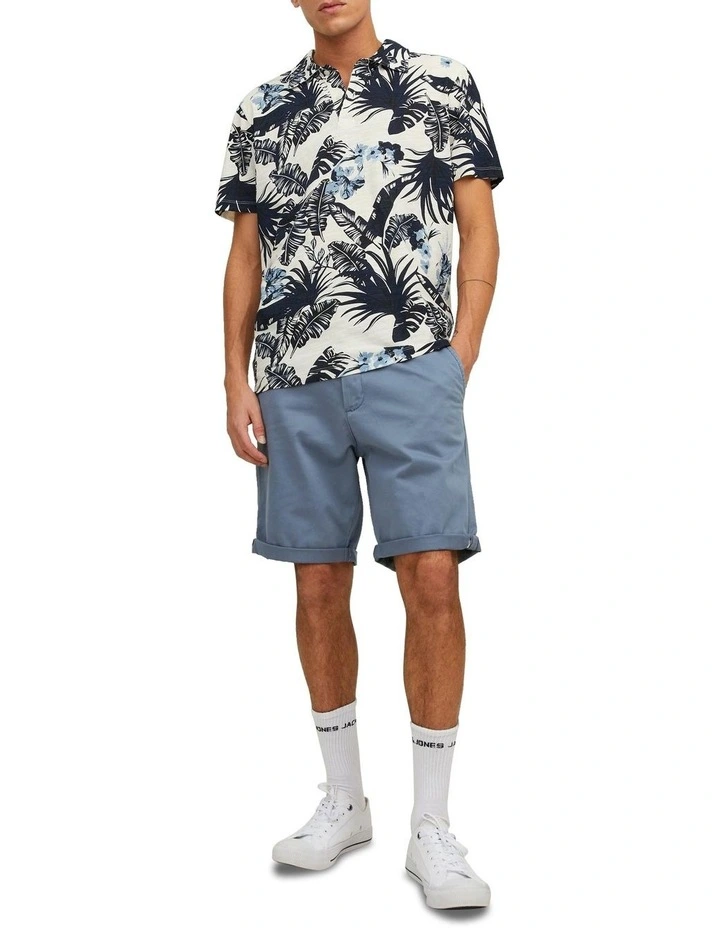 Bowie Solid Shorts in Flint Stone