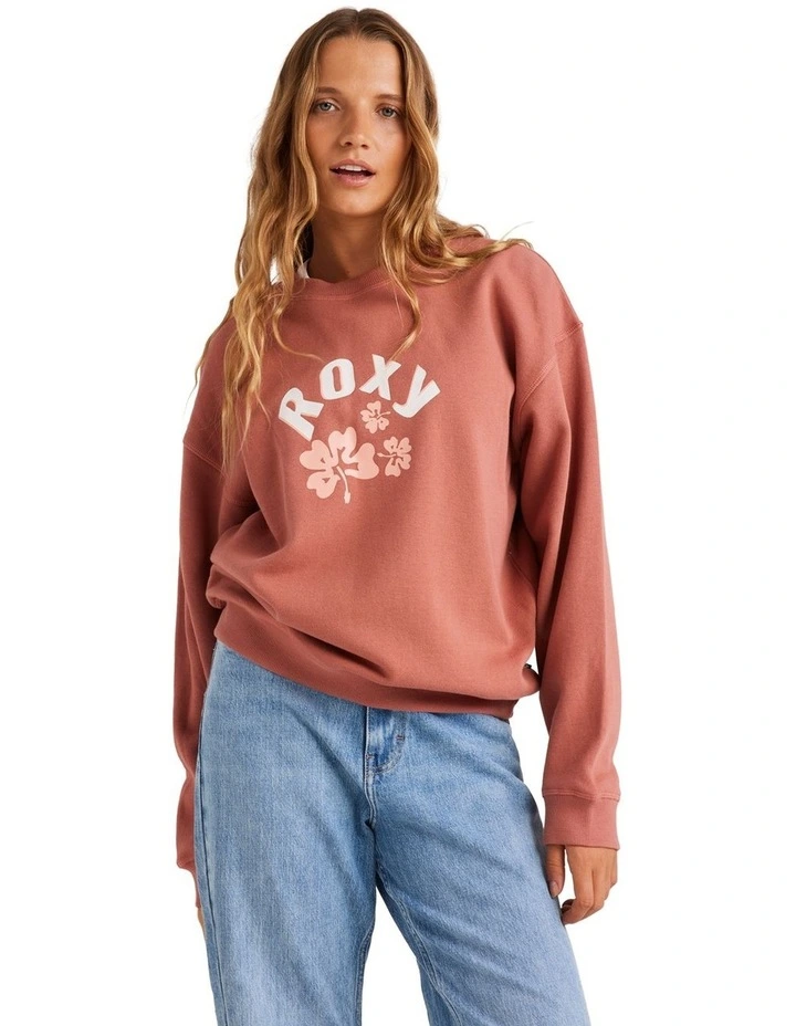 Endless Days Crew Sweater in Cedar Wood