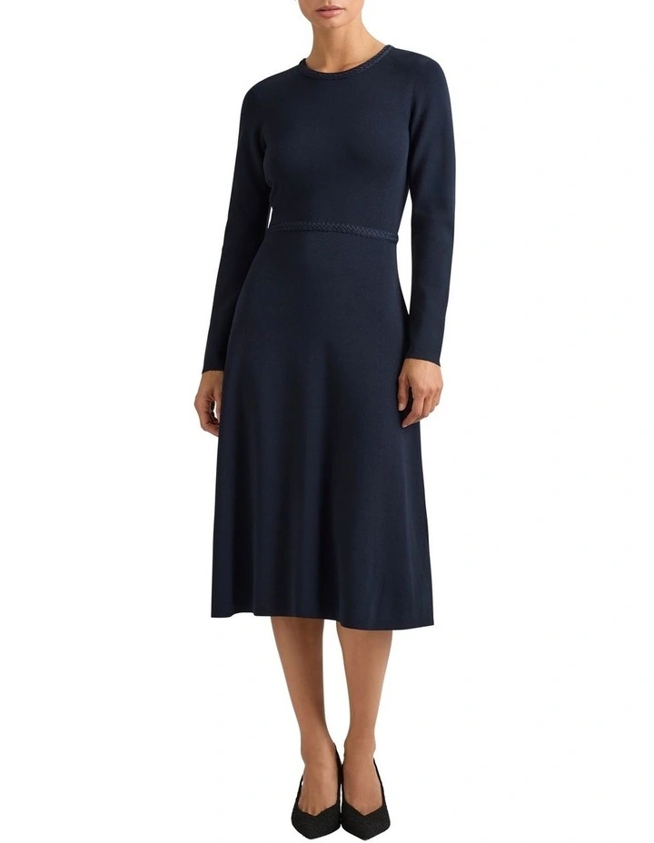 Laredo Knit Dress in Deep Sea