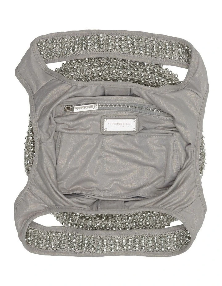 Original Beaded Bag in Silver