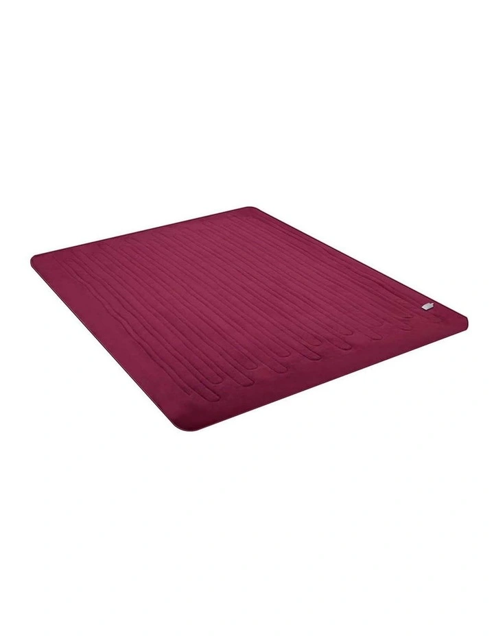 Electric Throw Blanket in Burgundy