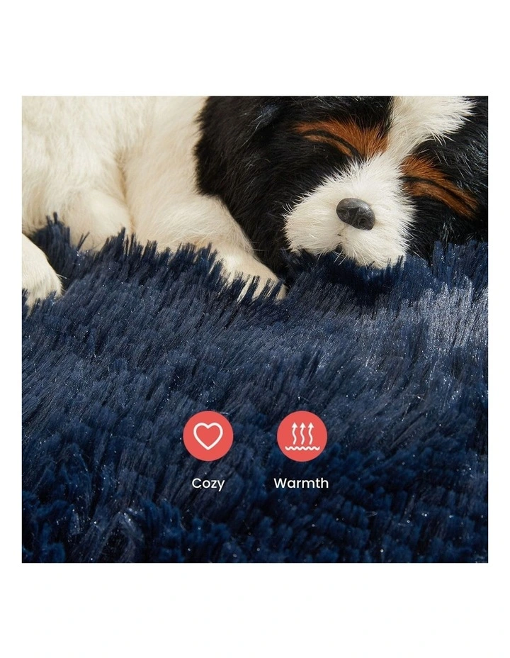 Pet Sofa Cover Soft with Bolster Machine Washable XL Size in Dark Blue