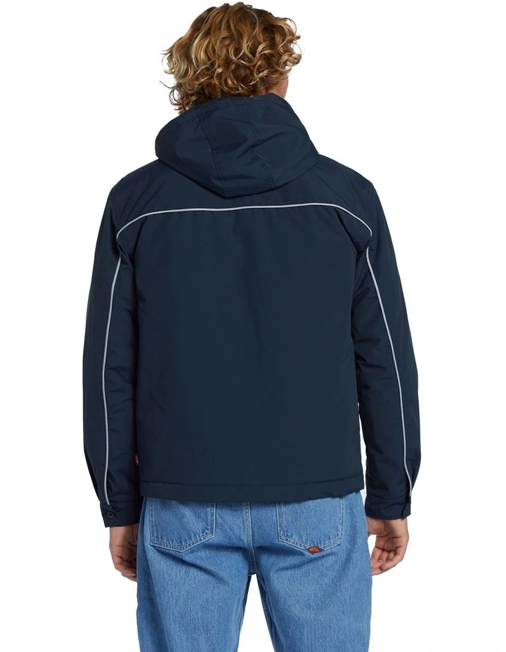 Saturn Hood Waterproof Jacket in Dark Navy