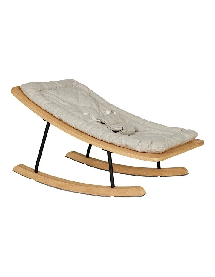 Rocking Bouncer Nursing Chair in Sand Grey