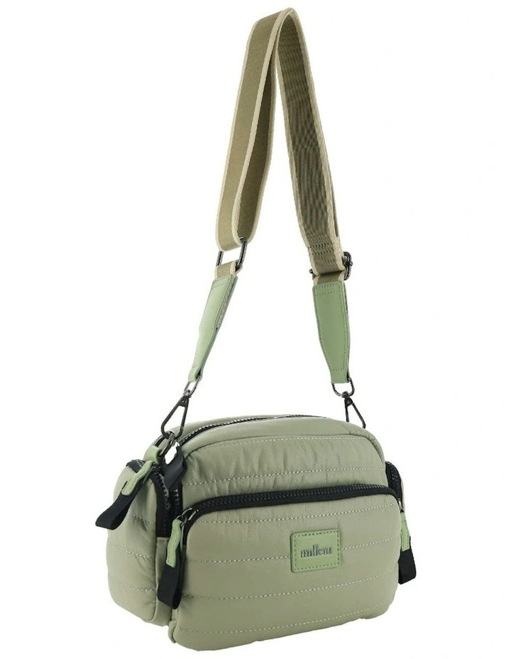 Fashion Puffer Crossbody Bag in Leaf