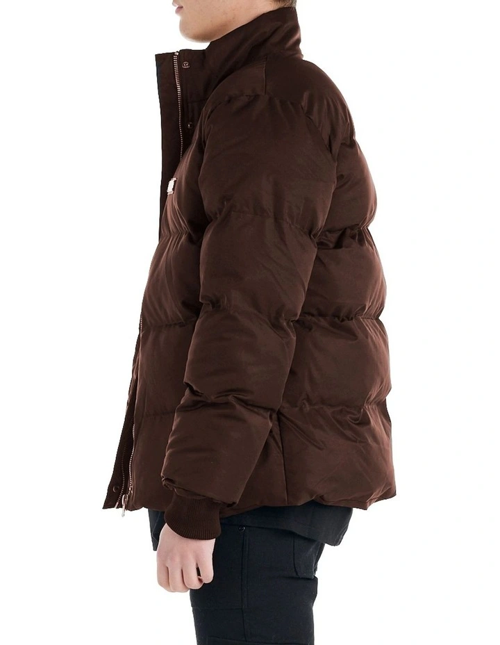 Monet Puffer Jacket in Brown