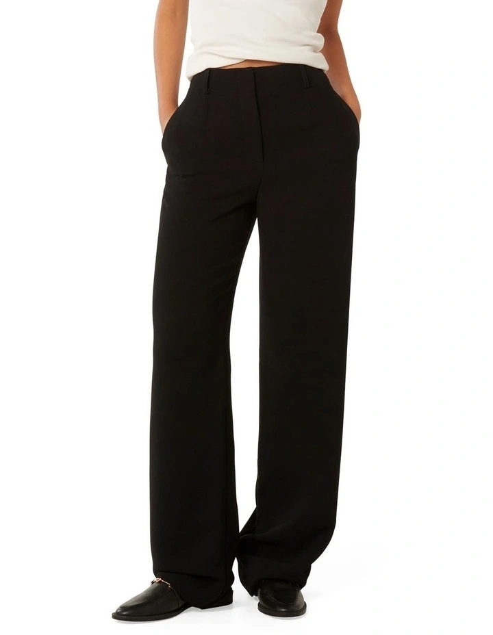 Emmie Tall Straight Leg Pants in Black
