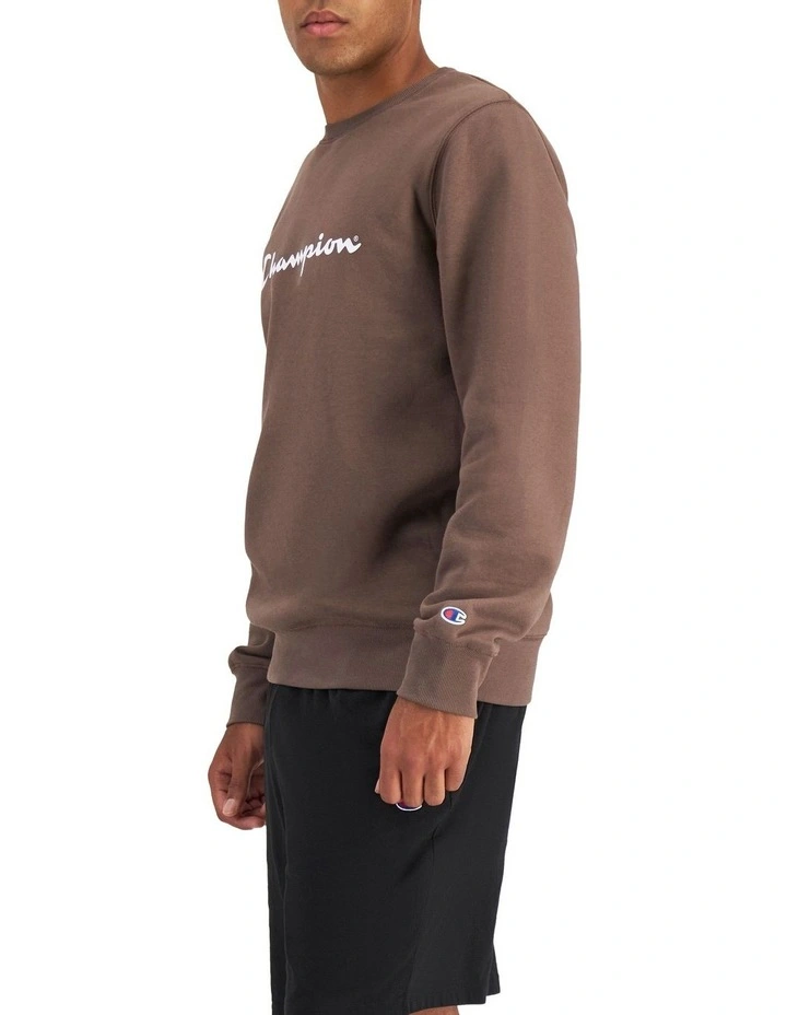 Script Crew Sweat in Pepperberry