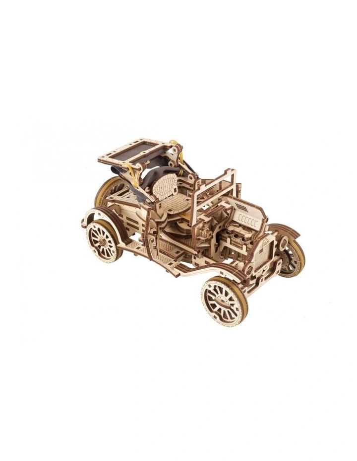 Mechanical Retro Car UGR-T 337 Piece Wooden 3D Puzzle Set (14 Years)