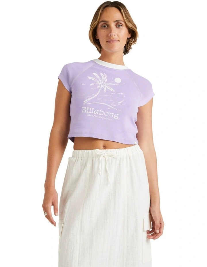 Bliss Raglan T-shirt in Lilac