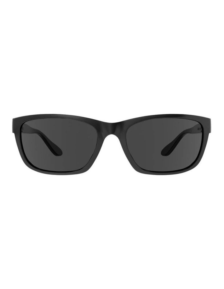 Sunglasses with Polarised Grey Lenses in Recycled lack