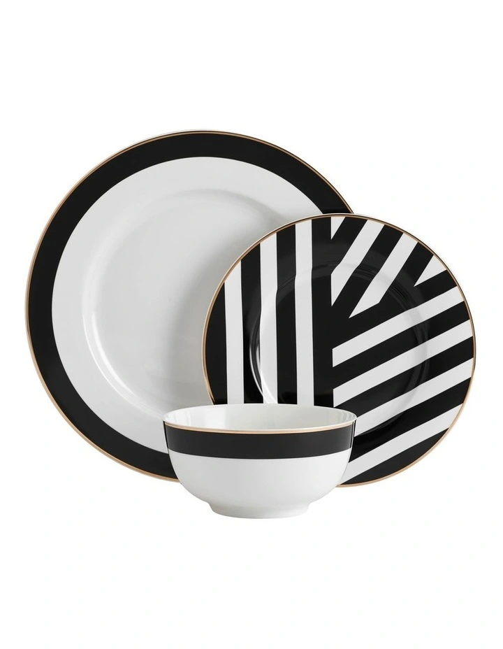 Luxe Deco Dinner Set 12-Piece in Multi