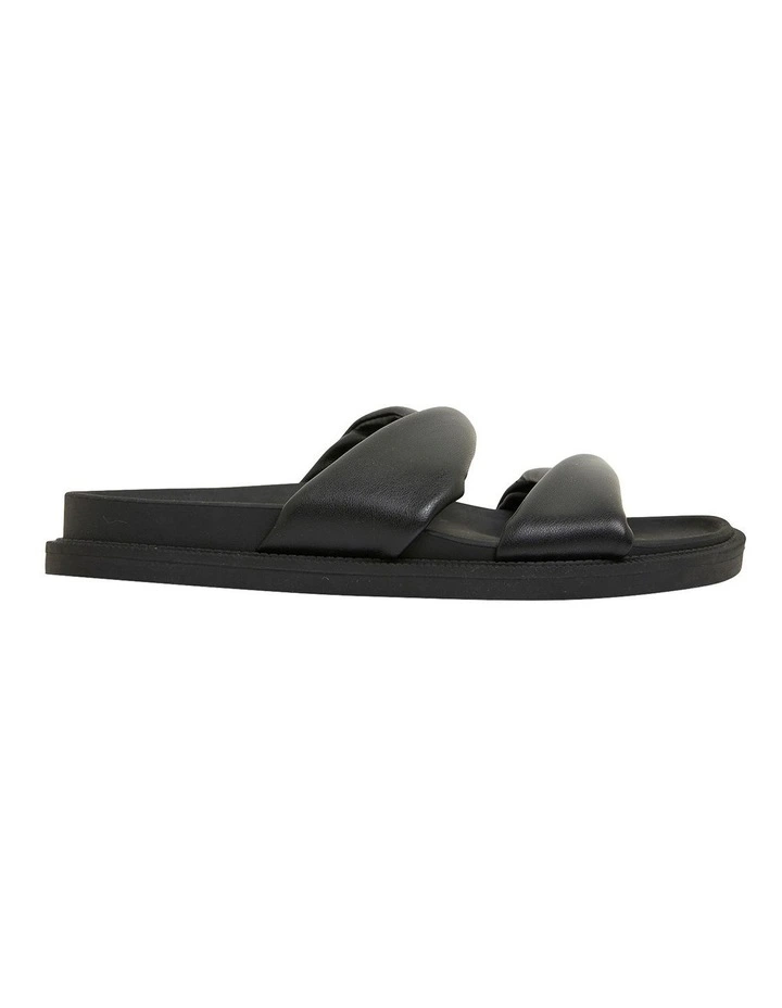 Ginny Black Smooth Sandals