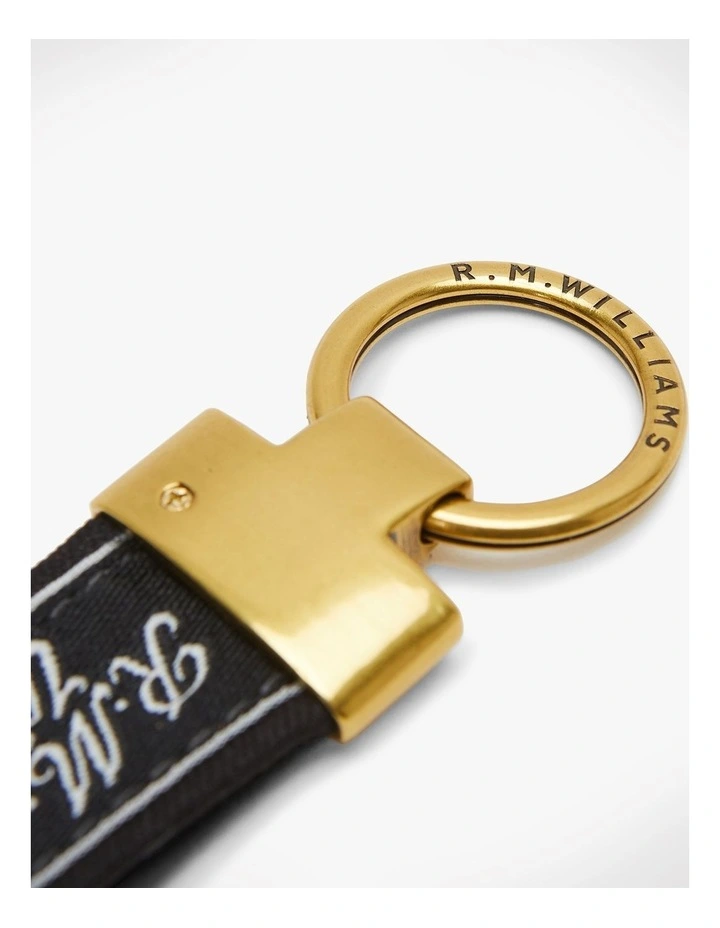 Clarendon Keyring in Black