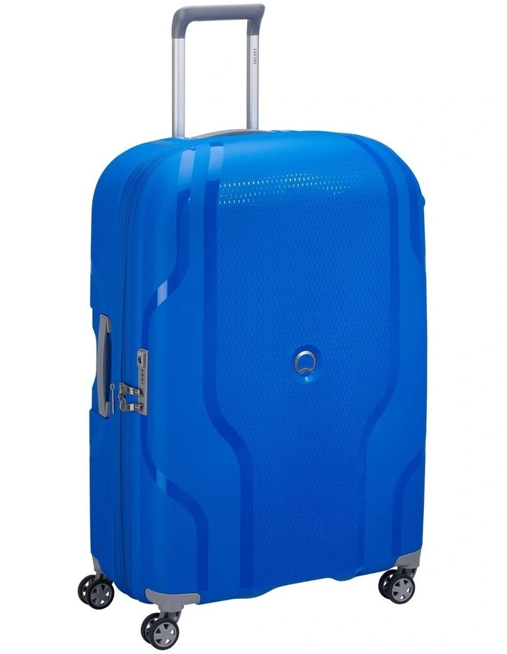 CLAVEL 76cm 4 Wheels Trolley Case in Klein Blue