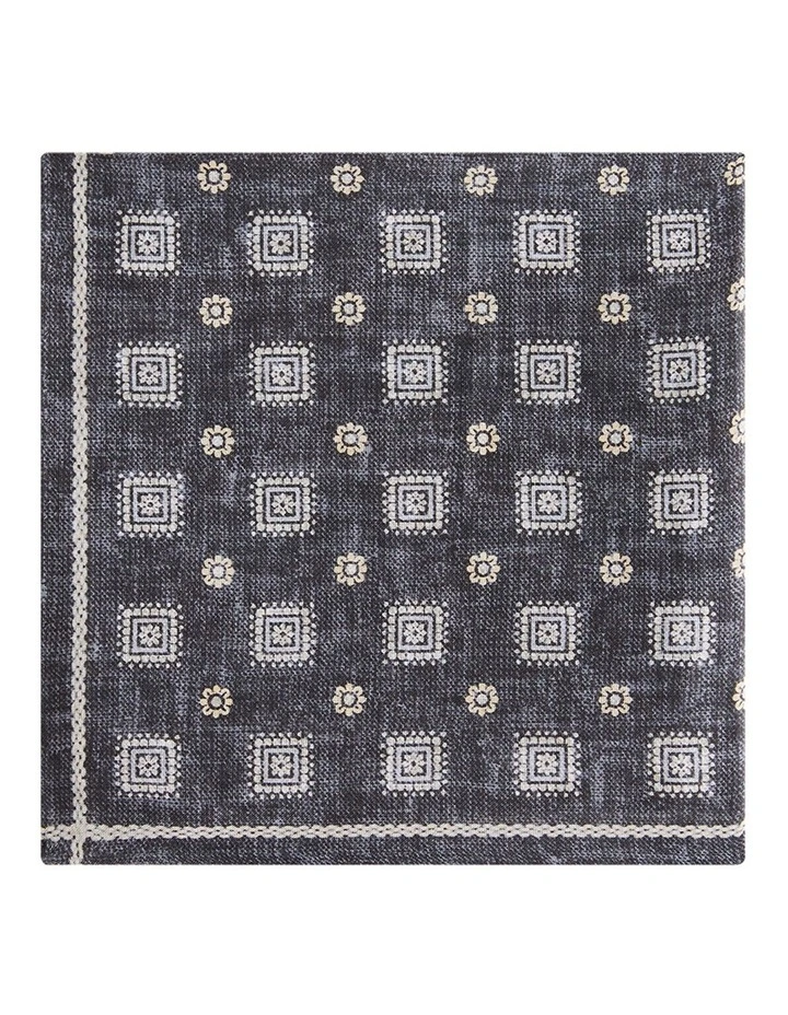 Morrison Pocket Square in Black