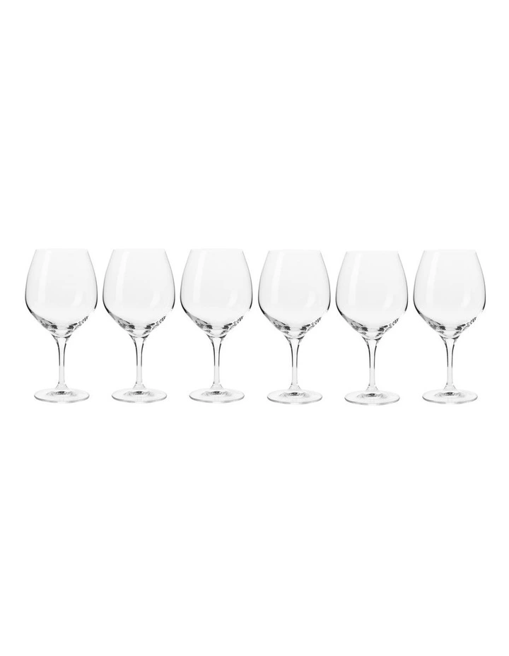 Harmony Pinot Glass Set Gift Boxed 6 Piece 600ml in Clear