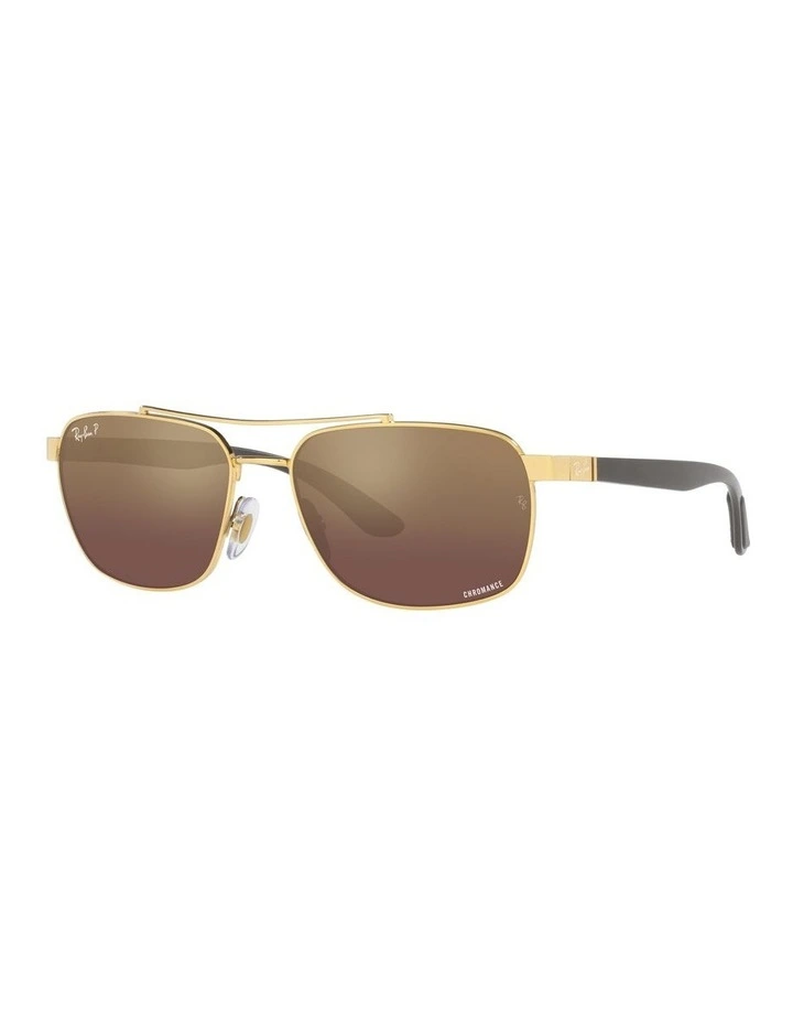 0RB3701 Polarised Sunglasses in Arista Brown
