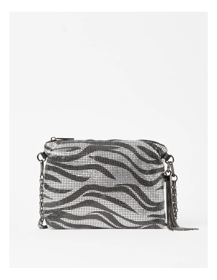 Lydia Clutch Bag in Zebra