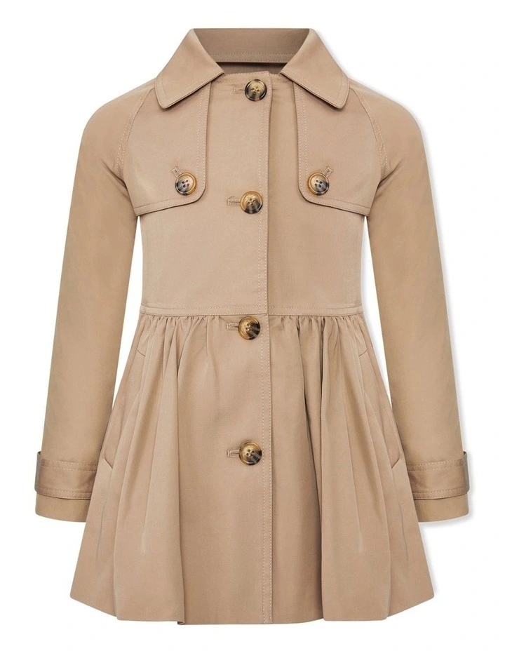 Mia Classic Trench in Tan