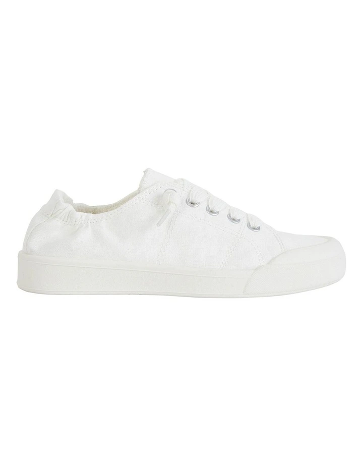 Switch White Canvas Sneakers