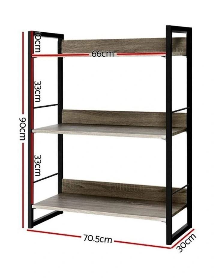 Bookshelf Display Shelves Wooden Book Shelf Wall Corner Bookcase Storage