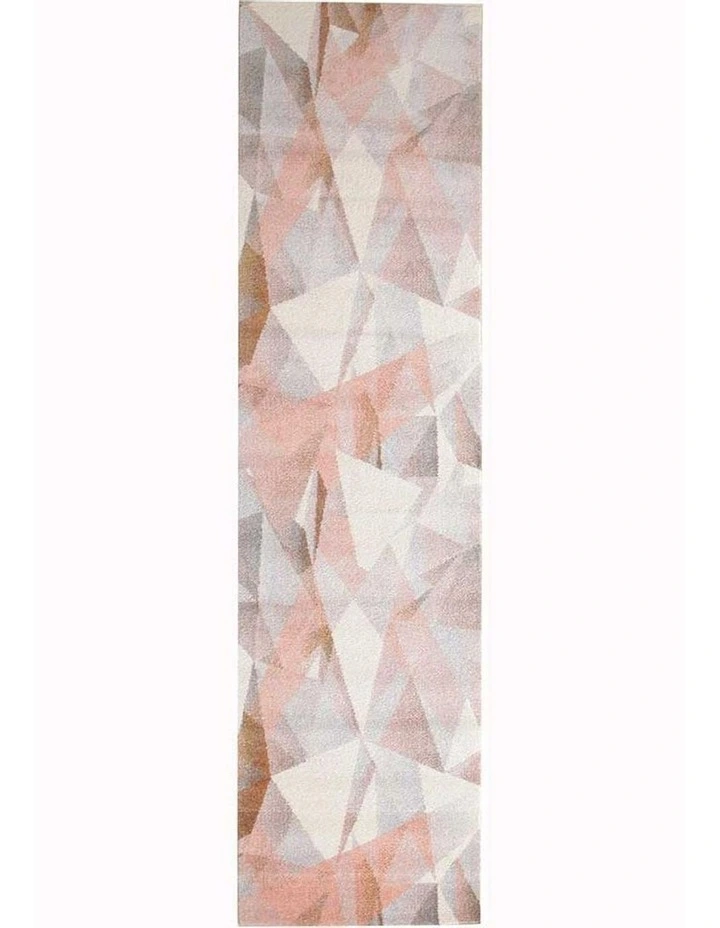 Dimensions Divinity Shatter Blush Modern Rug in Multi