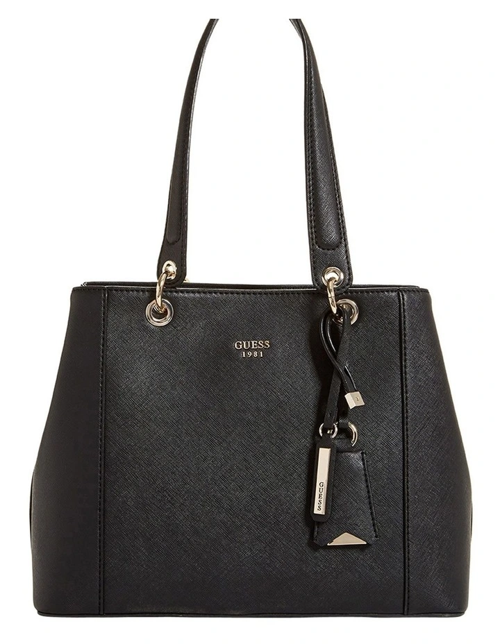Kamryn Black Double Strap Tote Bag VG669136BLA