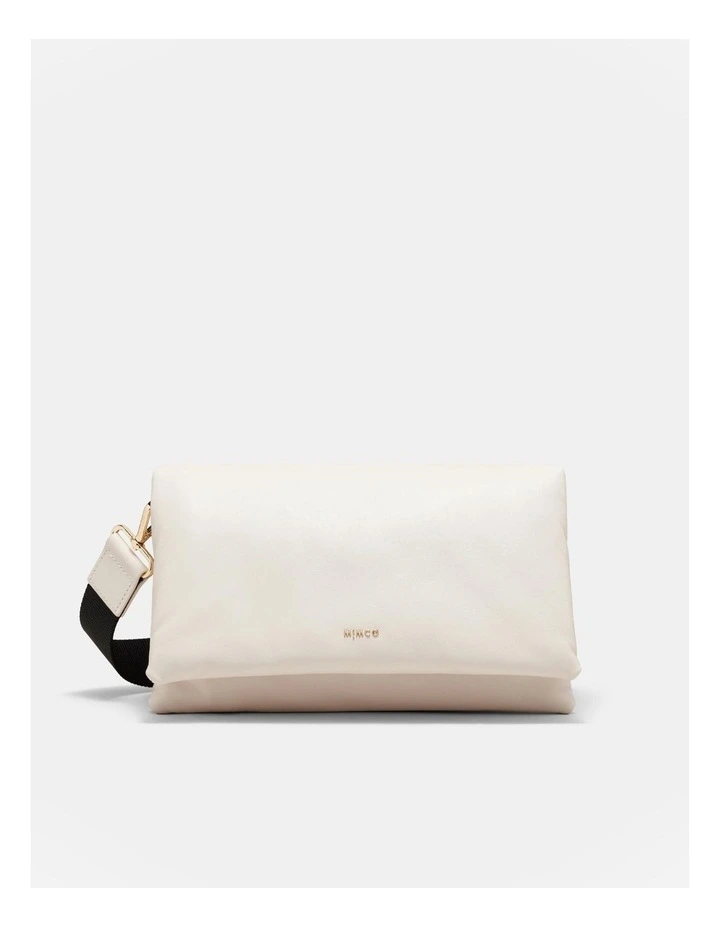 Puffy Crossbody Bag in Ivory