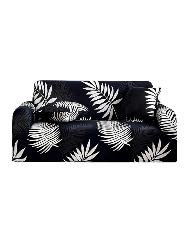 Leaf Design Sofa Cover Couch Protector 2-Seater in Multi