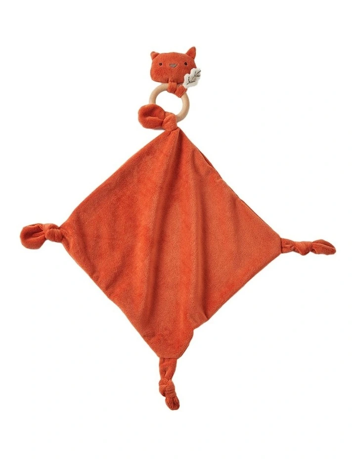 30cm Osmo Fox Comforter Blanket in Rust