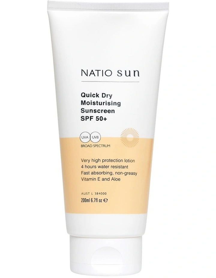 Quick Dry Moisturising Sunscreen SPF 50+