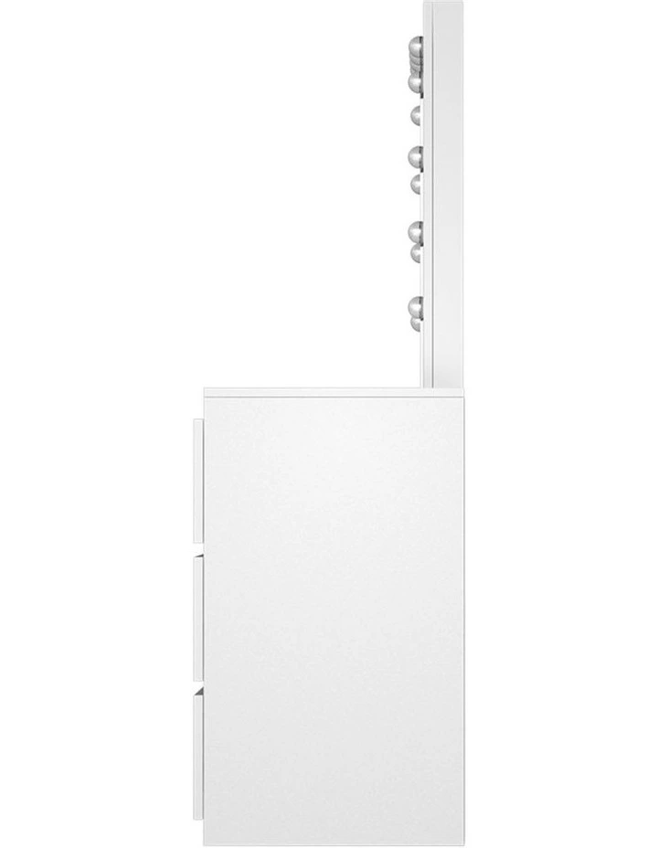 LED Dressing Table in White