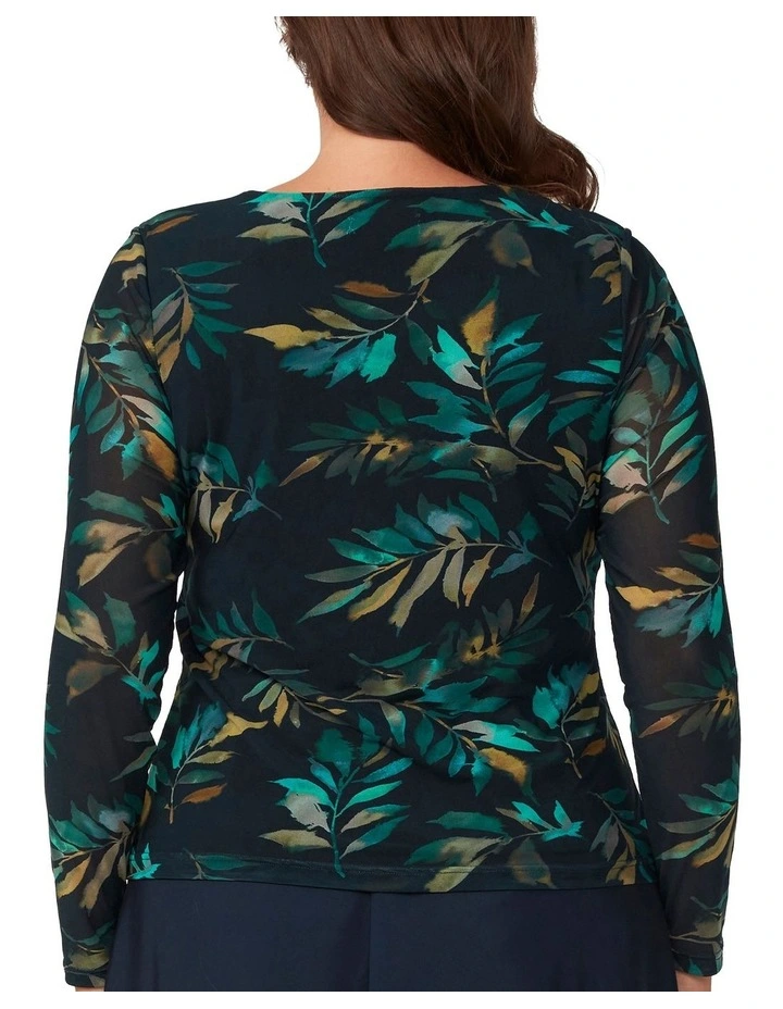 Foliage Whisper Top in Multi