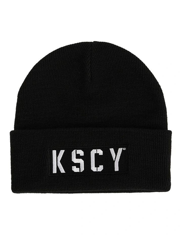 Huncote Beanie in Jet Black