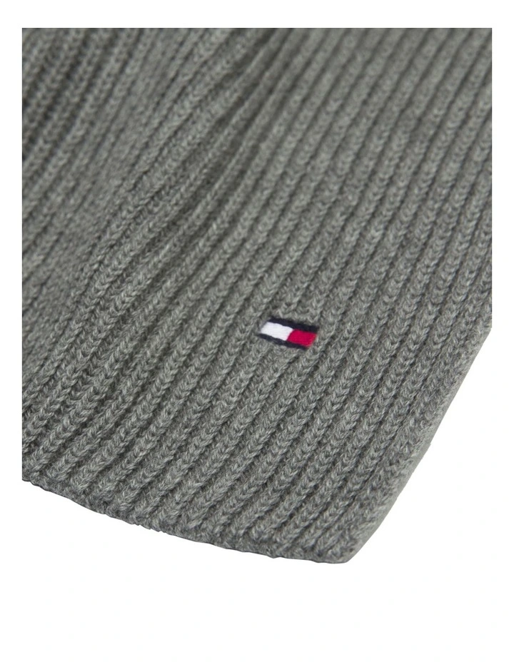 Essential Flag Scarf in Mid Grey Heather