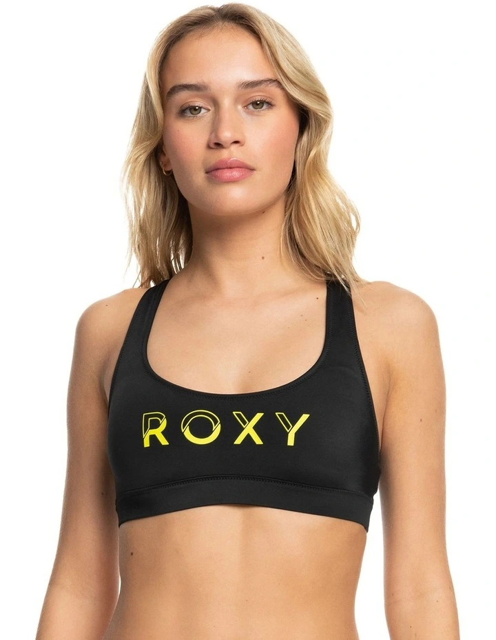 Active Bralette Bikini Top in Anthracite
