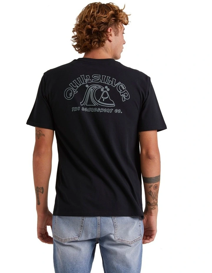 Bubble Outline T-shirt in Black