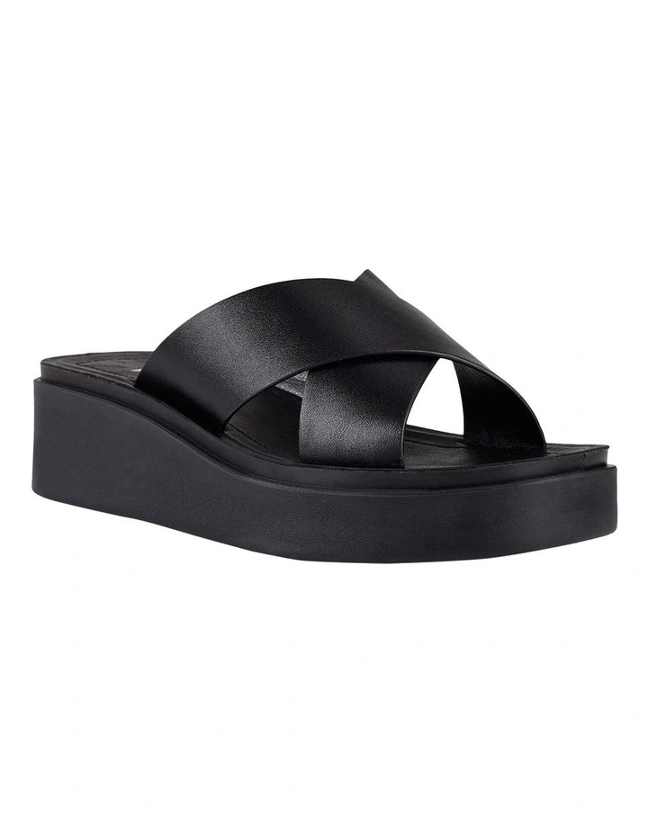 Rayne Slides In Black Smooth