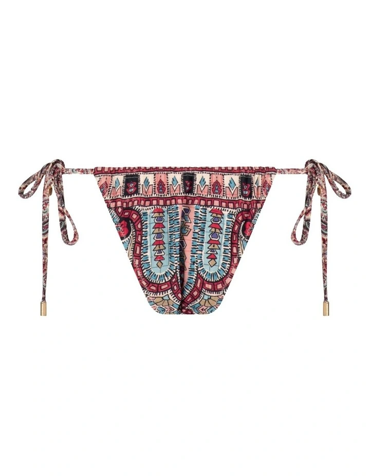 Marjorie High Argentina Reversible Bikini Bottom in Ocean Sunset Paisley