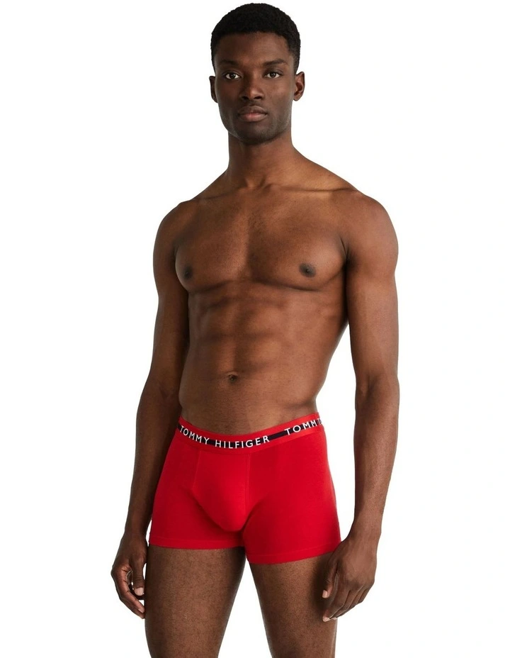 3-Pack Waistband Colour Trunk in Multi