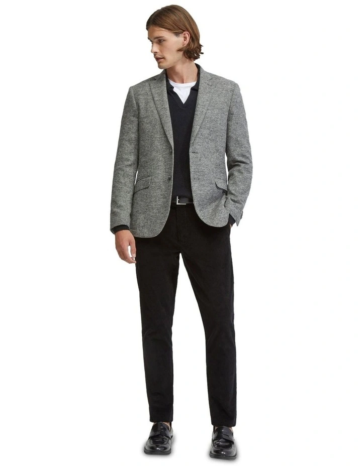 Milton Wool Rich Blazer in Grey