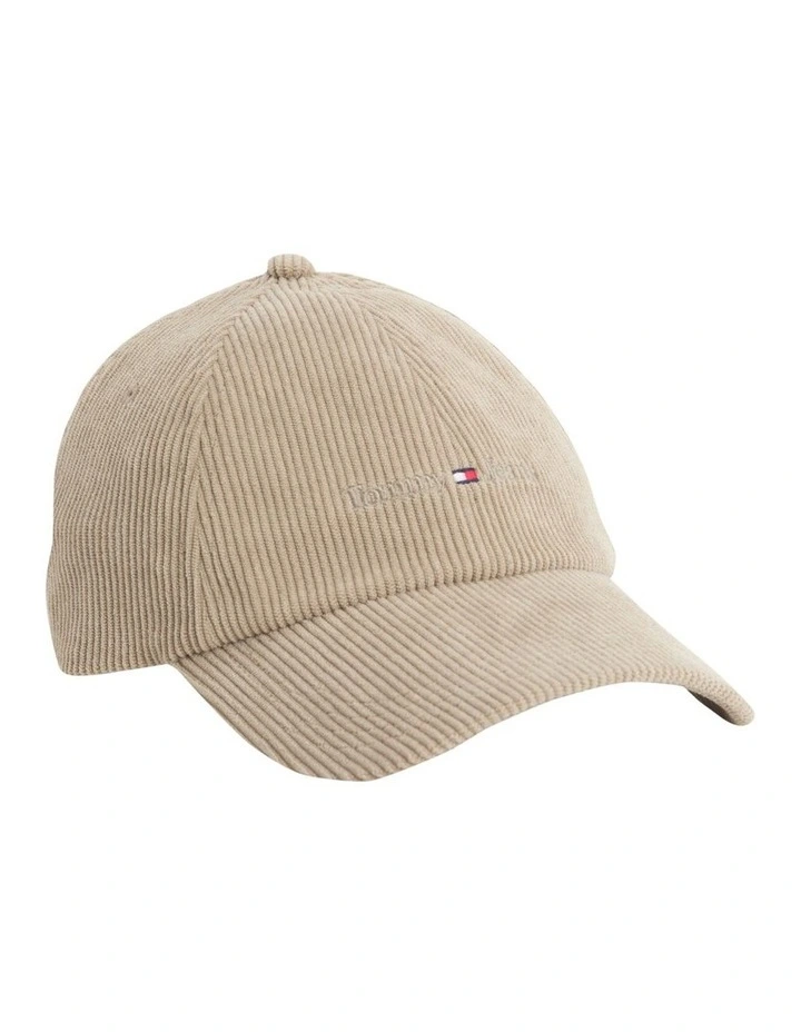 Corduroy Baseball Cap in Sandalwood