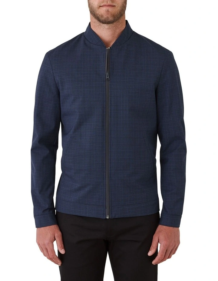 Sharpe Slim Fit Jacket in Blue